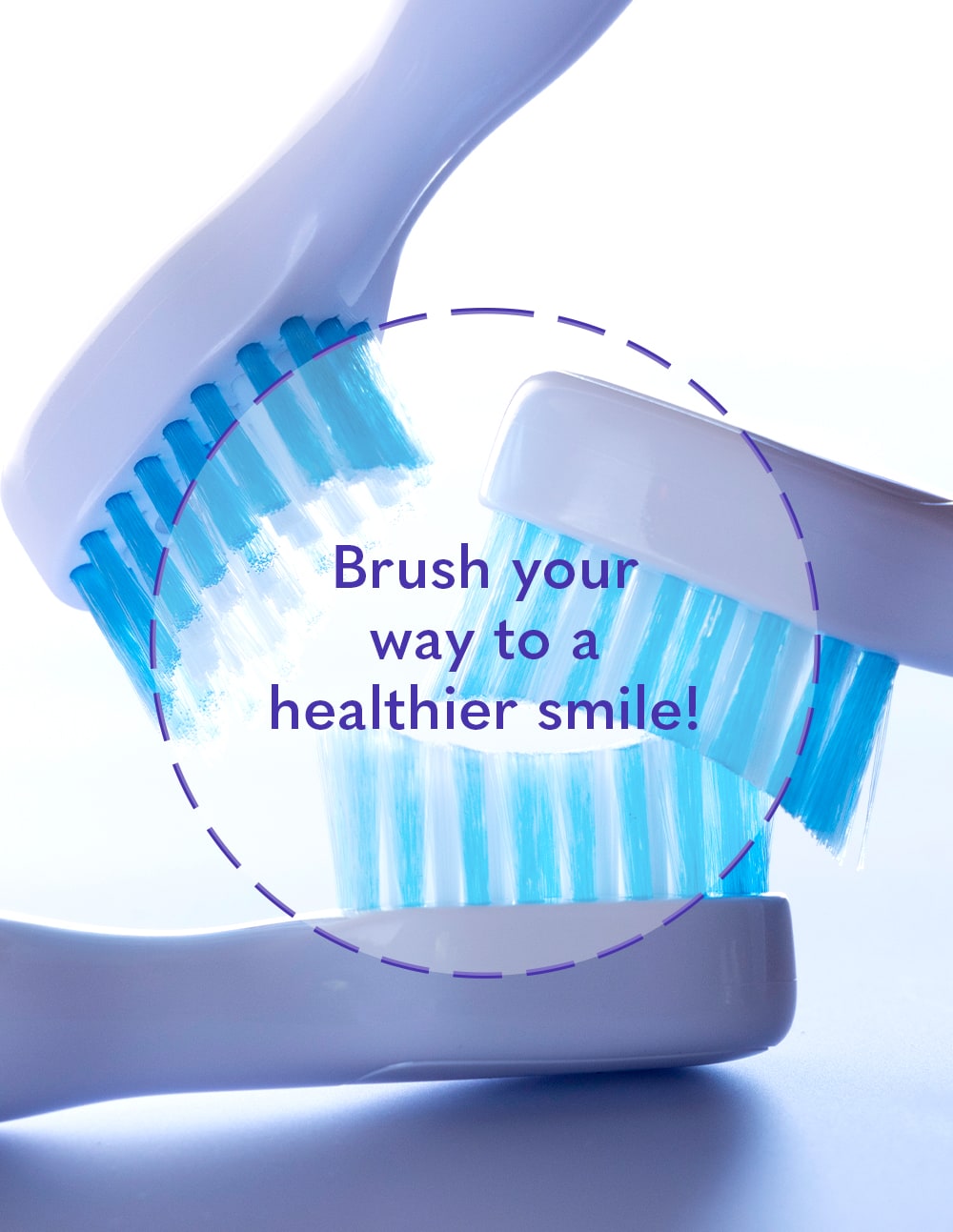 Vibrite® BLUE LED Light Toothbrush Replacement Brush Heads (Set of 3)