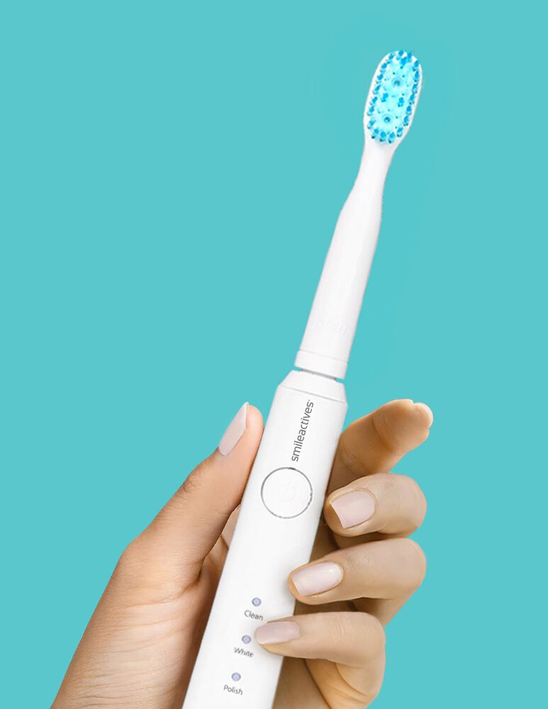 Vibrite® BLUE Sonic Blue LED Light Whitening Toothbrush