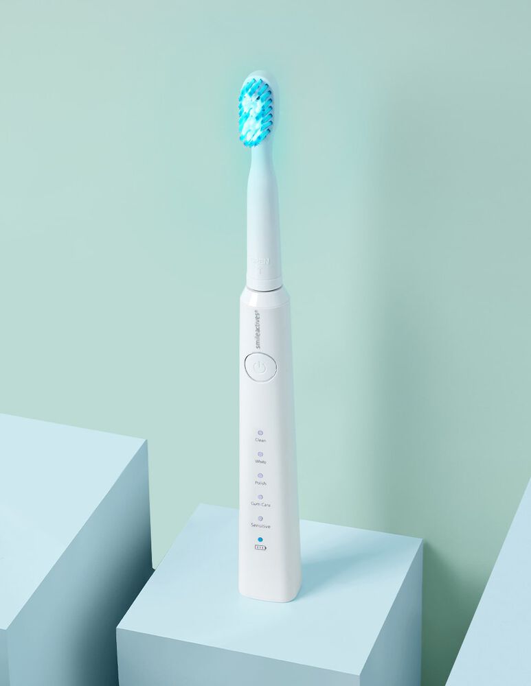 Vibrite® BLUE Sonic Blue LED Light Whitening Toothbrush