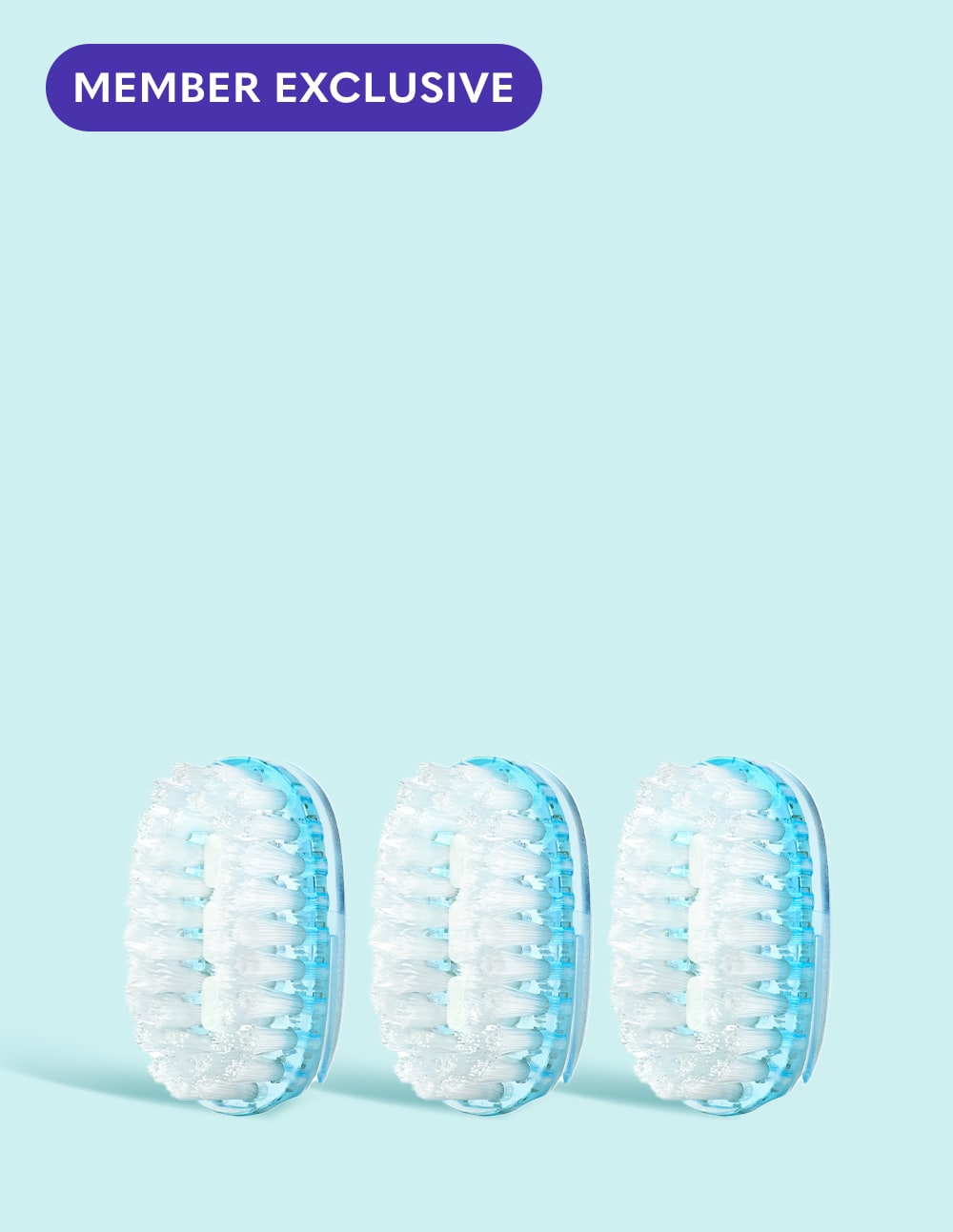 TriBeam Edge™ LED Manual Toothbrush Replacement Brush Heads (Set of 3)
