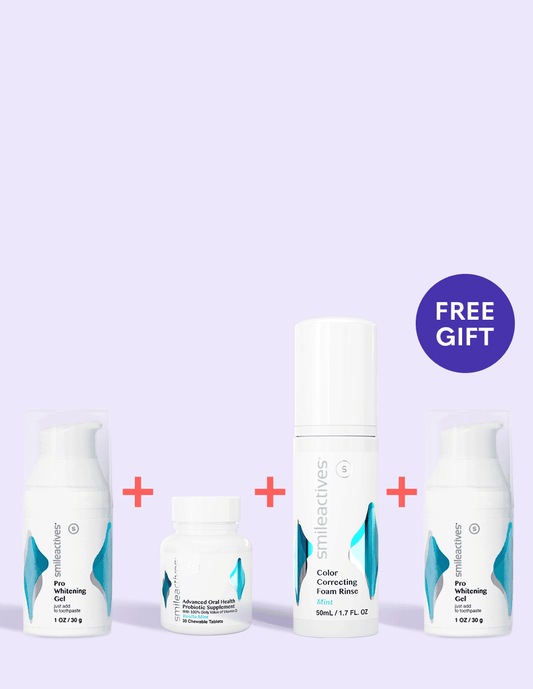 Pro Whitening Gel + Color Correcting Foam Rinse